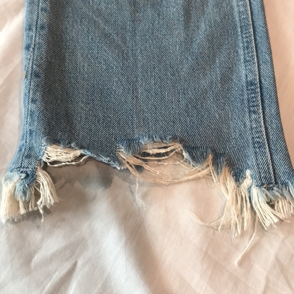 We The Free by Free People Distressed Ankle Mid Rise Jeans 25 - Picture 5 of 14